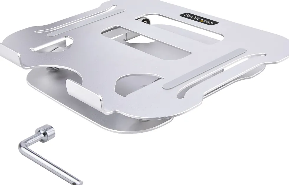 StarTech.com Laptop Stand for Desk, Ergonomic Laptop Stand