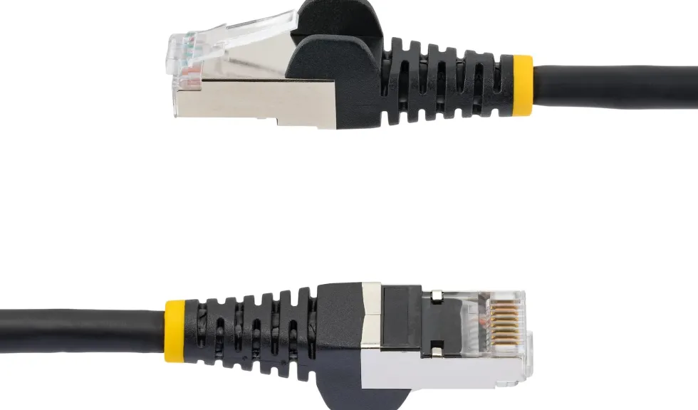 StarTech.com 1.5m CAT6a Ethernet Cable - Black - Low Smoke Zero