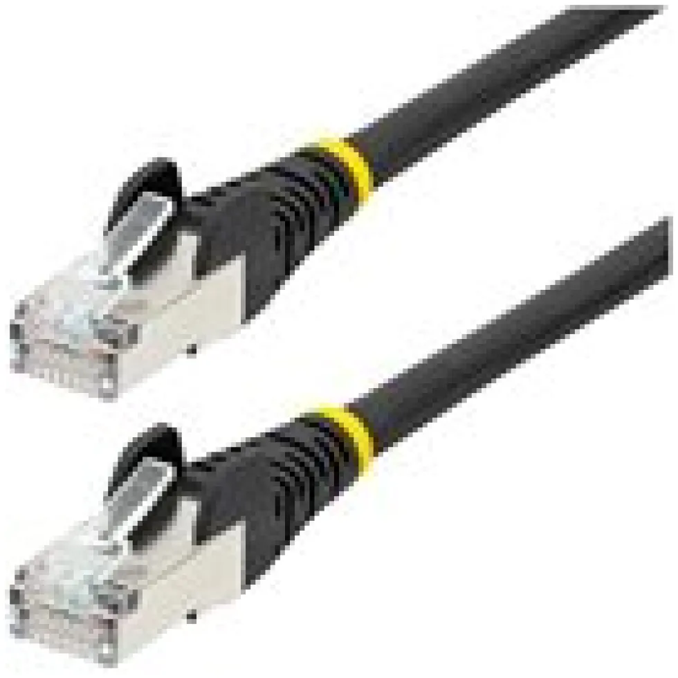 StarTech.com 1.5m CAT6a Ethernet Cable - Black - Low Smoke Zero