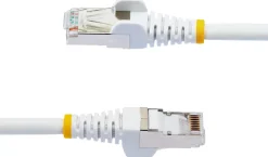 StarTech.com 3m CAT6a Ethernet Cable - White - Low Smoke Zero