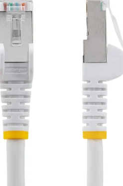 StarTech.com 3m CAT6a Ethernet Cable - White - Low Smoke Zero