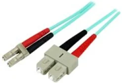 StarTech.com 2m Fiber Optic Cable - 10 Gb Aqua - Multimode