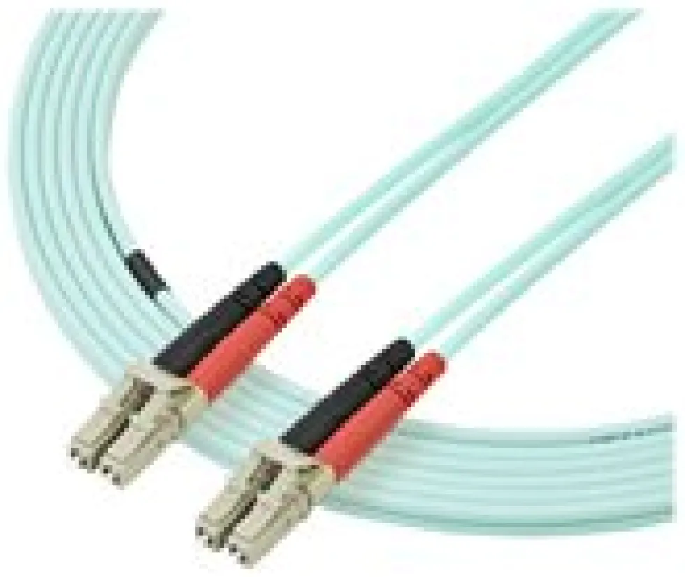StarTech.com 3m Fiber Optic Cable - 10 Gb Aqua - Multimode