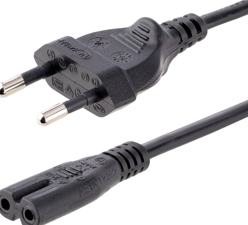 StarTech.com 3m (10ft) Laptop Power Cord, EU Plug to C7, 2.5A