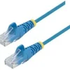 StarTech.com 2.5m Slim LSZH CAT6 Ethernet Cable, 10 Gigabit