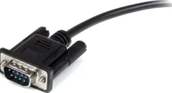 StarTech.com 3 m svart standard seriell DB9 RS232-kabel - M/F