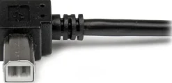 StarTech.com 3m USB 2.0 A to Right Angle B Cable Cord - 3 m USB