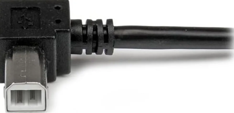 StarTech.com 1m USB 2.0 A to Right Angle B Cable Cord - 1 m USB