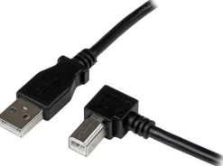 StarTech.com 1m USB 2.0 A to Right Angle B Cable Cord - 1 m USB