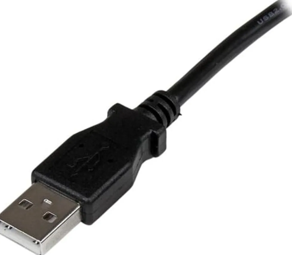 StarTech.com 1m USB 2.0 A to Right Angle B Cable Cord - 1 m USB