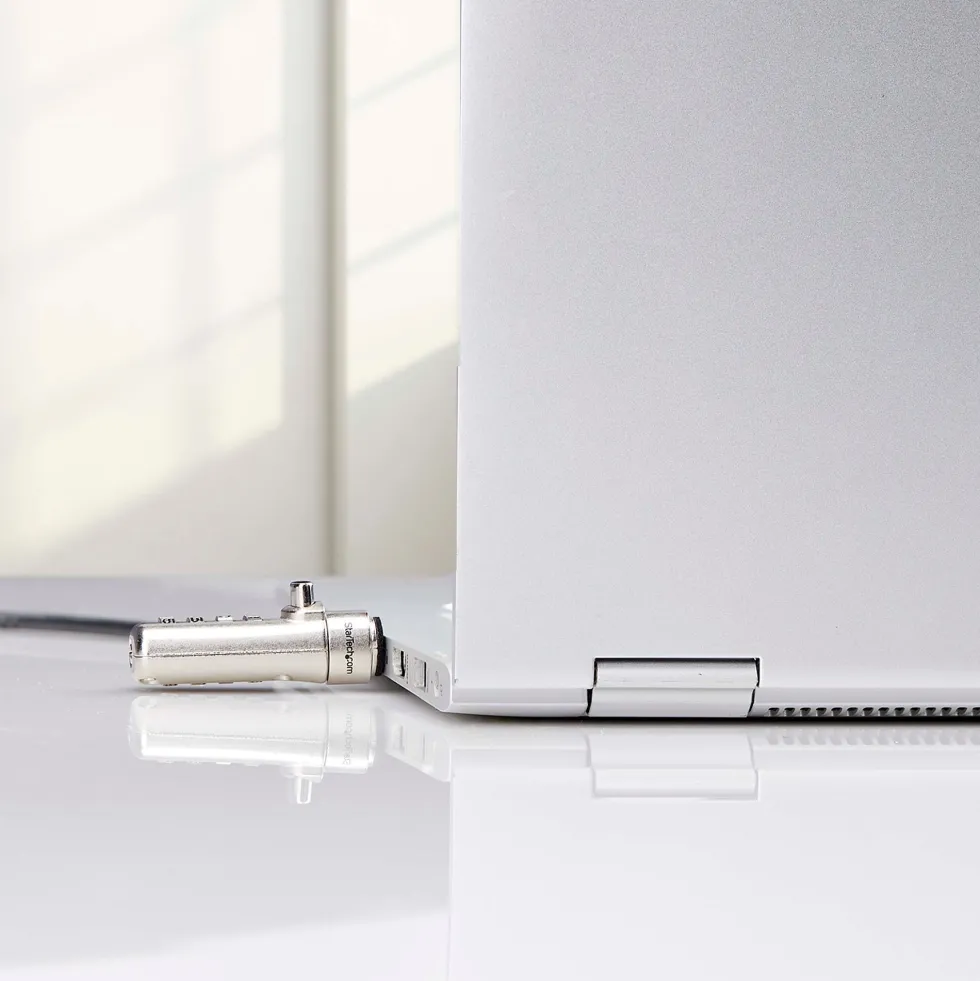 StarTech.com Nano Slot Compatible 6.6ft (2m) Cable Lock, Laptop
