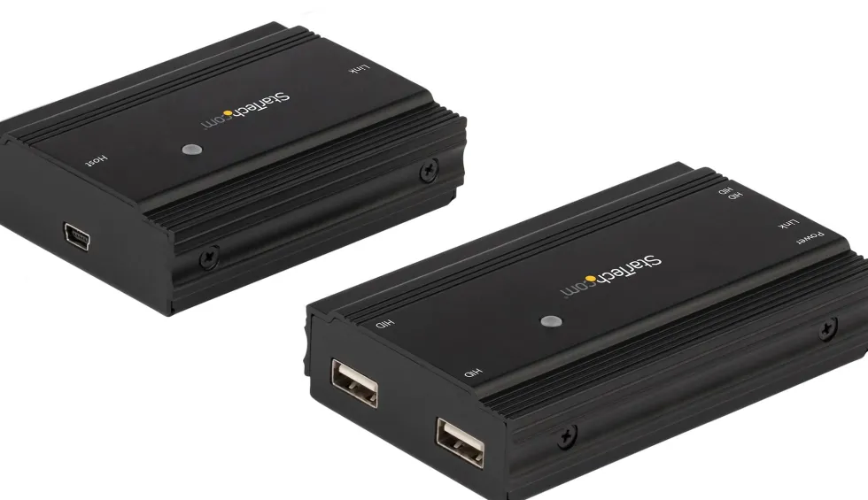StarTech.com 4-ports USB 2.0-förlängarhubb över Single