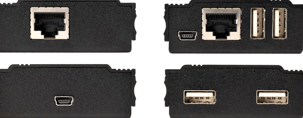 StarTech.com 4-ports USB 2.0-förlängarhubb över Single