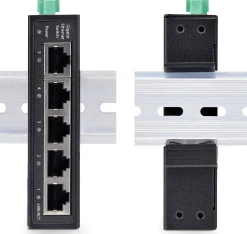 StarTech.com 5-Port Unmanaged Industrial Ethernet Switch - IP30