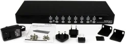 StarTech.com 16 Port 1U Rackmount USB KVM Switch with OSD
