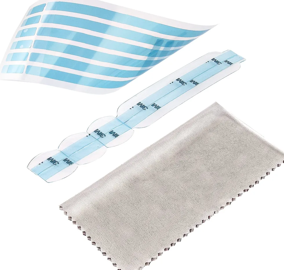 StarTech.com Privacy Screen Adhesive Strips and Mounting Tabs,