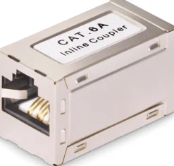 StarTech.com Shielded RJ45 Coupler, Inline Cat6a Coupler, F/F