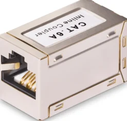 StarTech.com Shielded RJ45 Coupler, Inline Cat6a Coupler, F/F