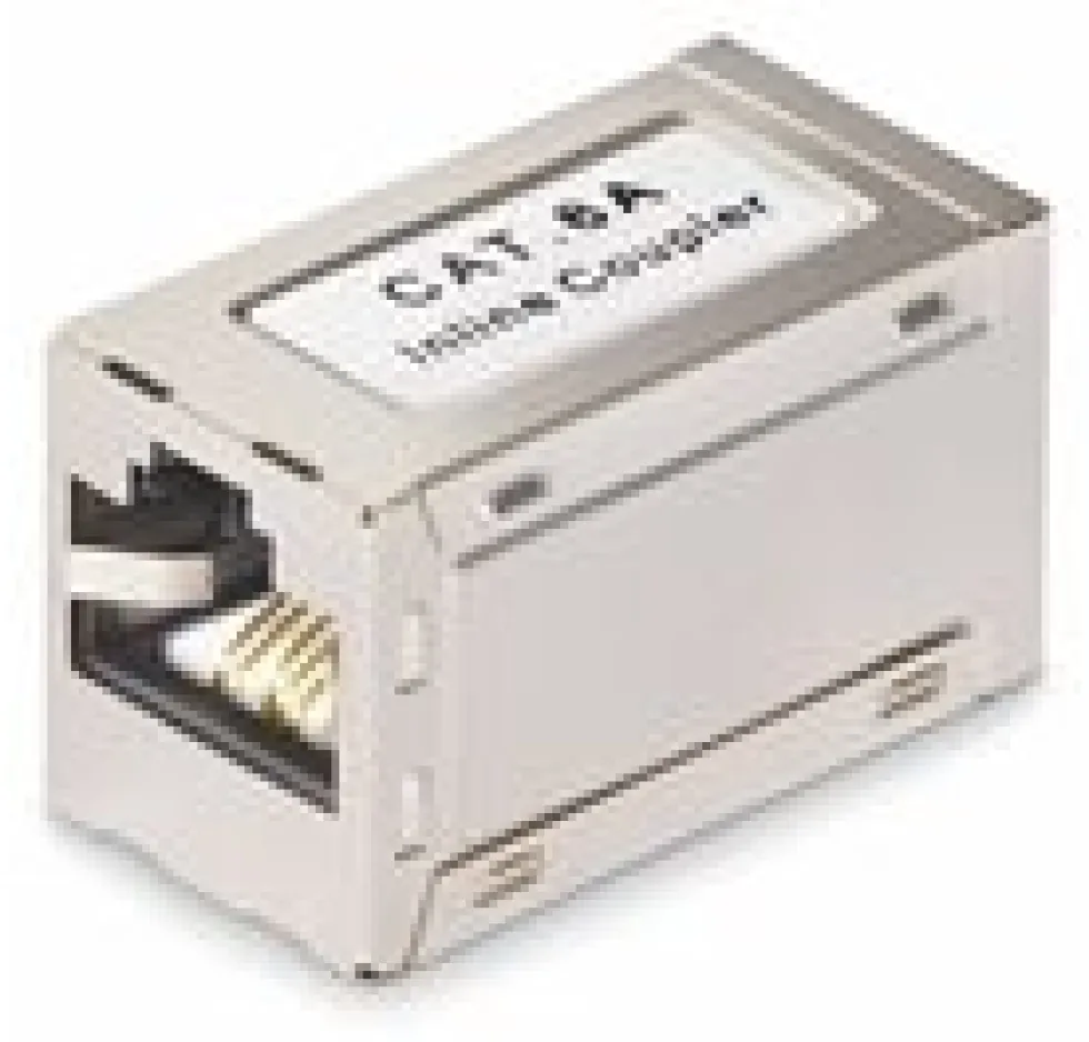 StarTech.com Shielded RJ45 Coupler, Inline Cat6a Coupler, F/F