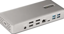 StarTech.com Thunderbolt 4 Multi-Display Docking Station,