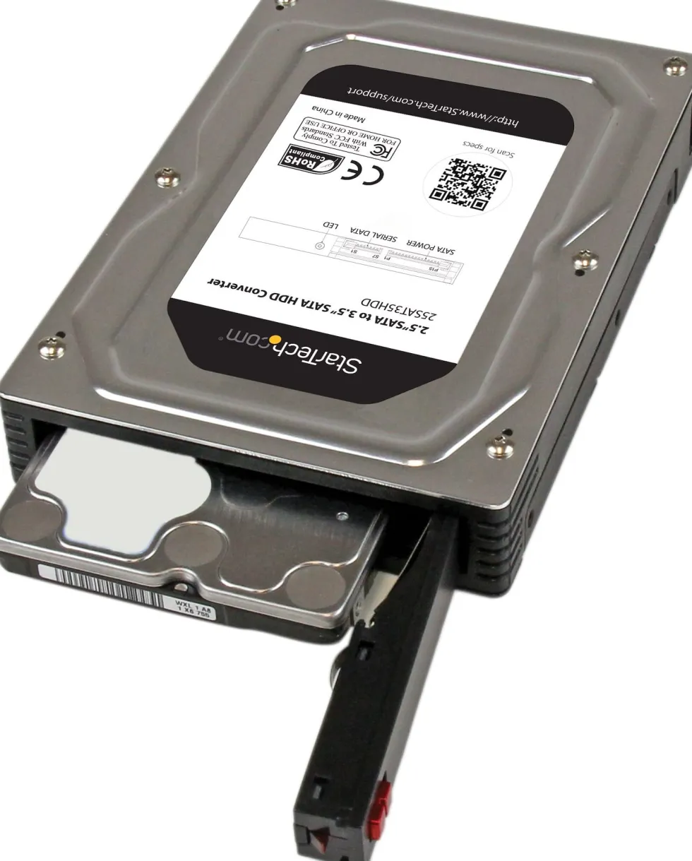 StarTech.com 2,5" till 3,5" SATA-hårddisk-adapterhölje i
