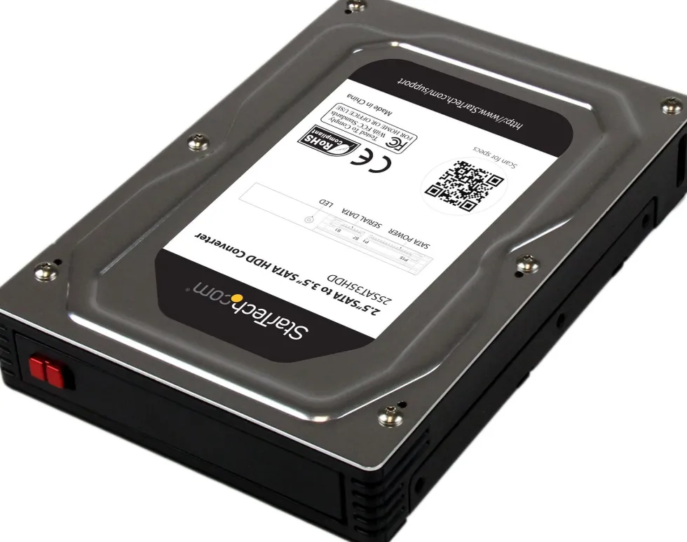 StarTech.com 2,5" till 3,5" SATA-hårddisk-adapterhölje i
