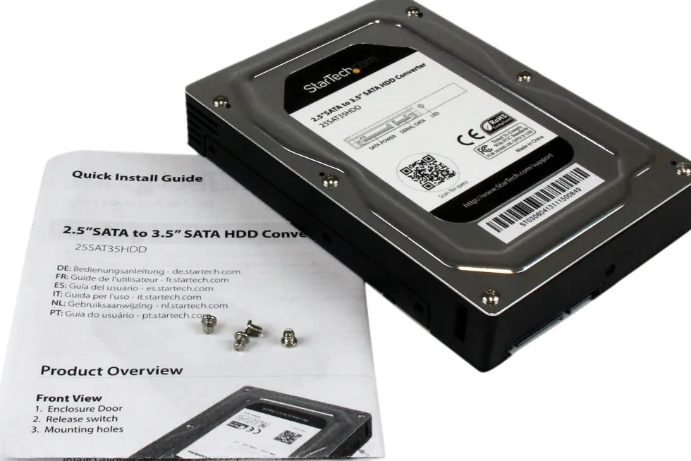 StarTech.com 2,5" till 3,5" SATA-hårddisk-adapterhölje i