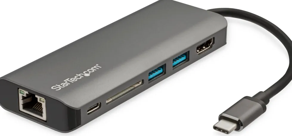 StarTech.com USB C-multiportadapter - USB-C-resedocka till 4K