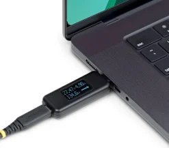 StarTech.com USB-C Power Tester, Bi-Directional Digital