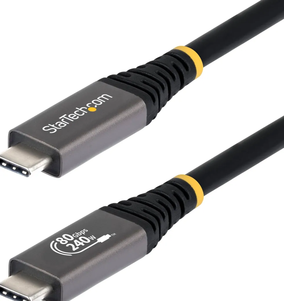 StarTech.com - USB-kabel - USB-C (hane) till USB-C (hane) - USB4
