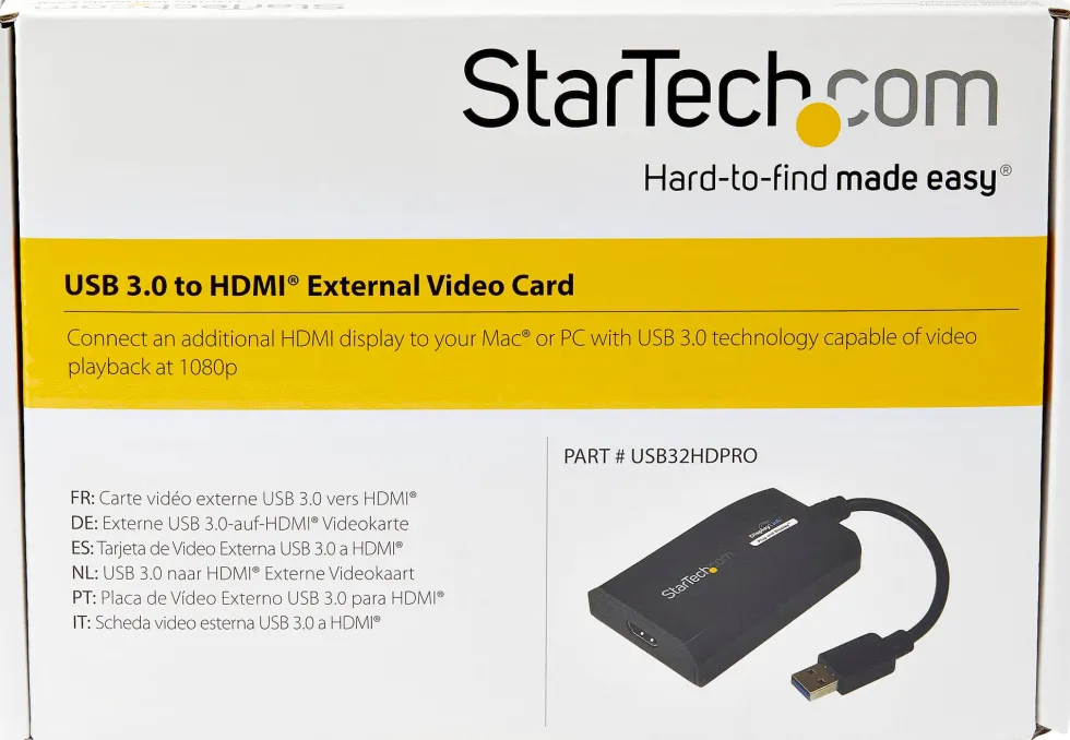 StarTech.com USB 3.0 till HDMI-adapter - DisplayLink-certifierad