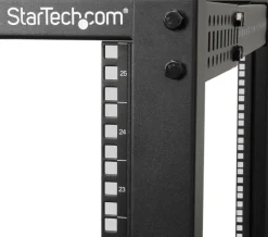 StarTech.com 25U-serverrack med öppen ram - 4 stolpar justerbart