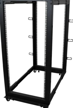 StarTech.com 25U-serverrack med öppen ram - 4 stolpar justerbart