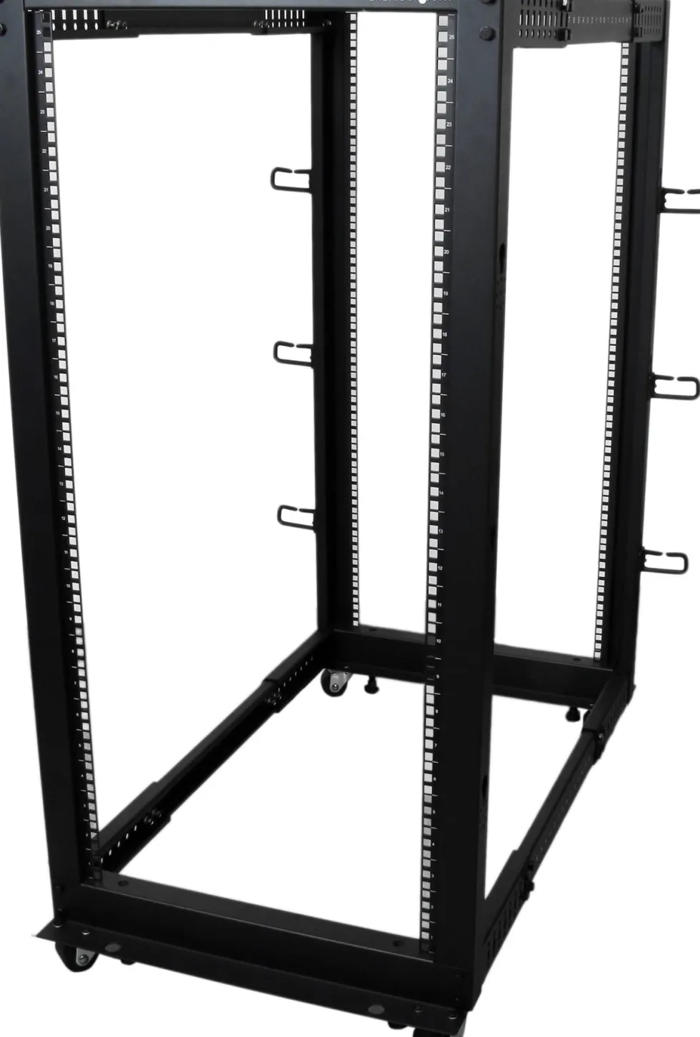 StarTech.com 25U-serverrack med öppen ram - 4 stolpar justerbart