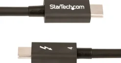 StarTech 1.6ft (50cm) Thunderbolt 4 Cable, 40Gbps, 100W Power