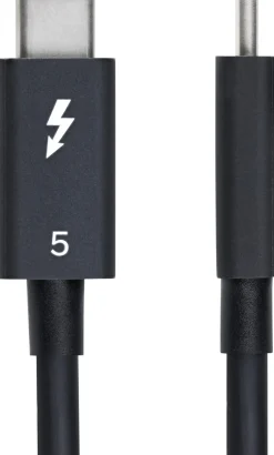StarTech 1.5ft (50cm) Thunderbolt 5 Cable, 80Gbps/120Gbps,