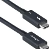 StarTech 2.6ft (80cm) Thunderbolt 5 Cable, 80Gbps/120Gbps,