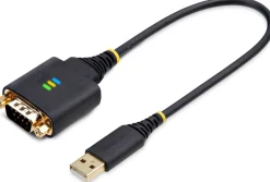 StarTech 1ft (30cm) USB to Serial Adapter Cable, COM Retention,