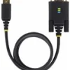 StarTech 3ft (1m) USB to Null Modem Serial Adapter Cable,