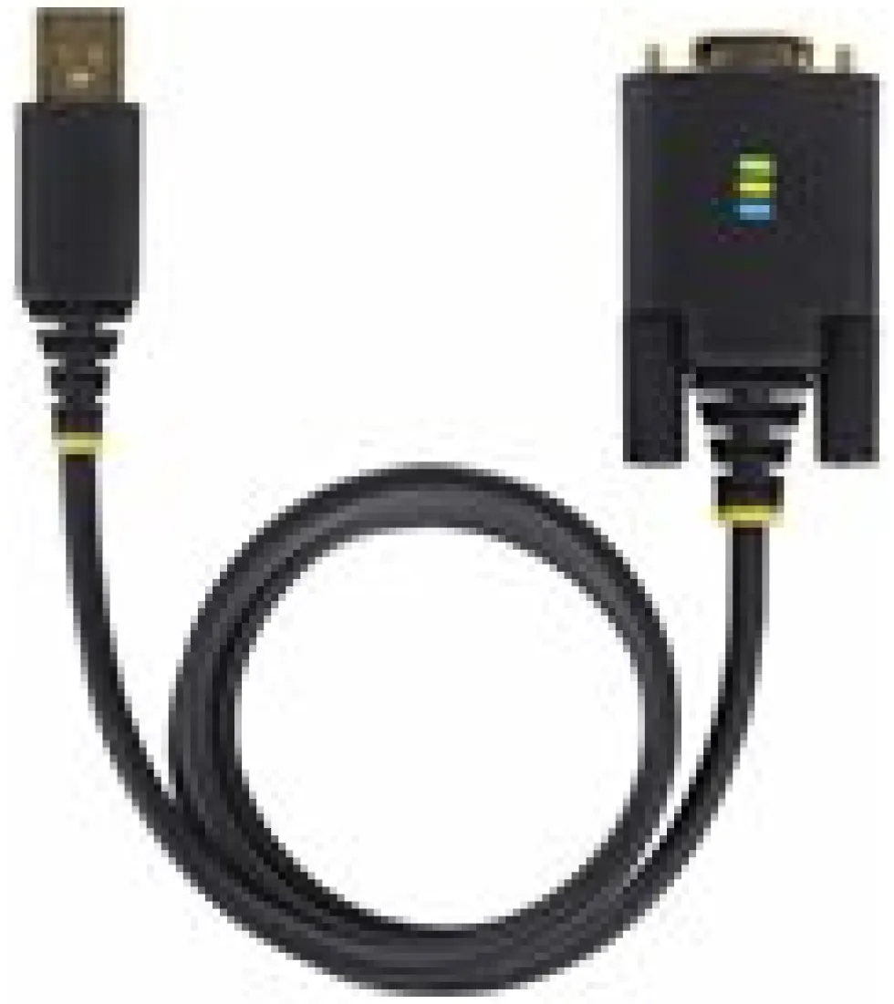 StarTech 3ft (1m) USB to Null Modem Serial Adapter Cable,