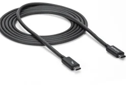StarTech 2m (6.6ft) Thunderbolt 3 Cable, 20Gbps, 100W PD, 4K
