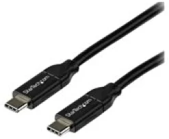 StarTech 2m 6ft USB C to USB C Cable - 5A PD - USB 2.0 USB-IF