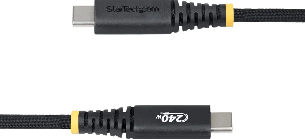 StarTech 3m USB-C Charging Cable, 240W, Silicone Jacket w/Braid