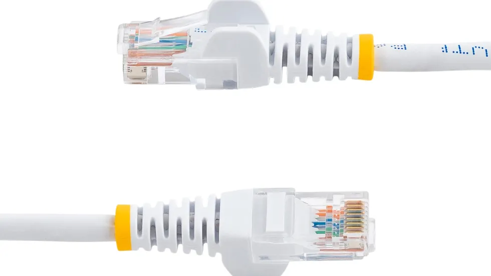 Startech 5m White Cat5e / Cat 5 Snagless Ethernet Patch Cable 5
