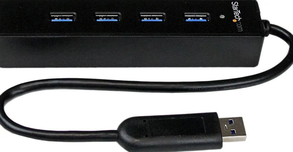 Startech 4-Port USB 3.0 Hub with Built-in Cable - SuperSpeed