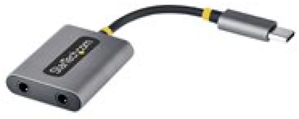 Startech USB-C Headphone Splitter, USB Type C Dual Headset