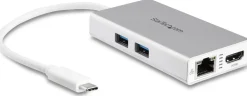 Startech USB-C-multiportadapter med 4K HDMI - 2 USB-A-portar