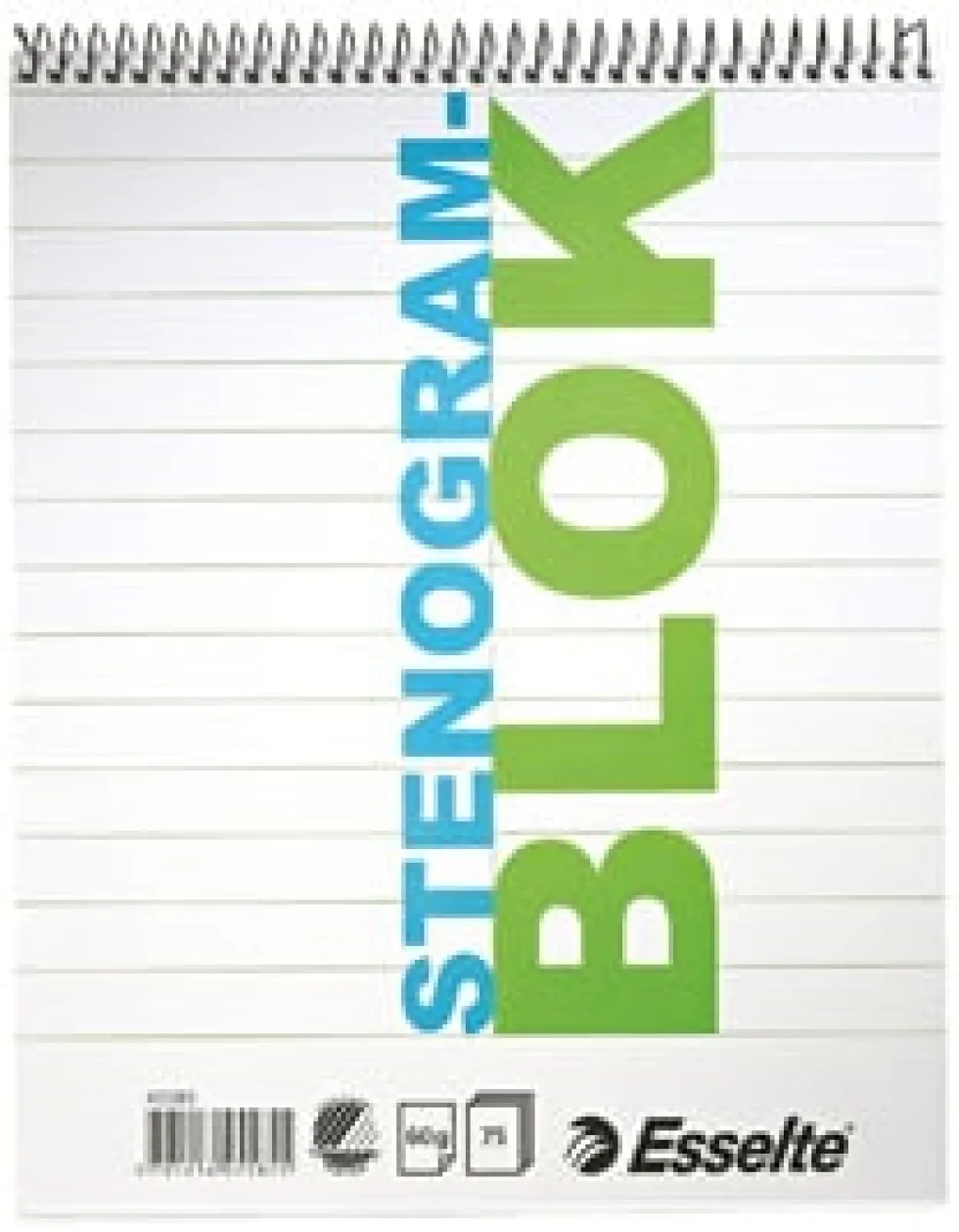Stenografiblock 75 ark