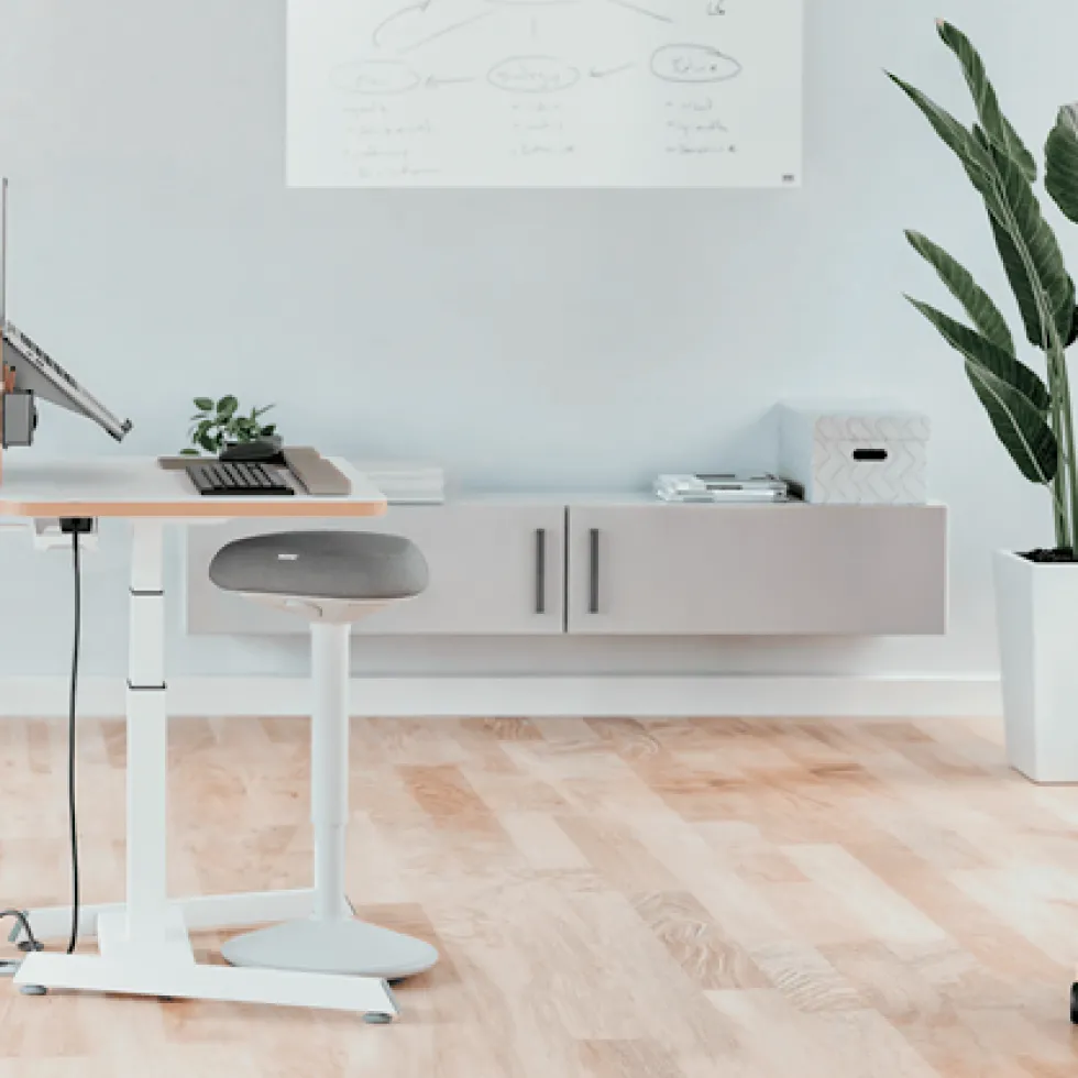 Ståpall LEITZ Ergo Active Ljusgrå