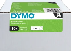 Tape DYMO D1 19mm Svart på Vit Bulk